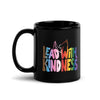 Rainbow Kindness Black Mug