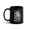 All Treats Black Mug