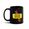 Behavior x3 Black Mug