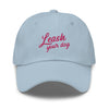 Leash Your Dog Dad hat