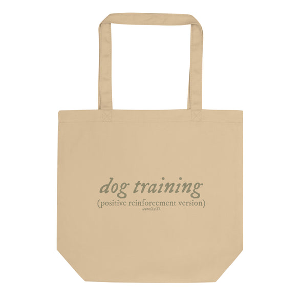 R+ Dog Training Eco Tote