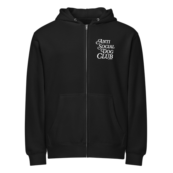 Anti-Social Unisex Zip-Up Hoodie