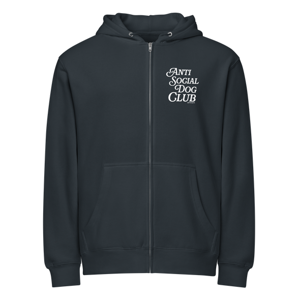 Anti-Social Unisex Zip-Up Hoodie