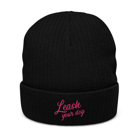 Leash Your Dog Recycled Beanie