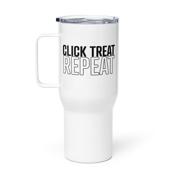 Click, Treat, Repeat Travel Mug