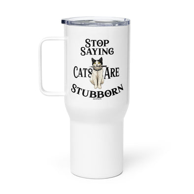 Stubborn Cat Travel Mug