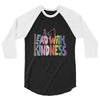 Rainbow Kindness Unisex 3/4 Raglan