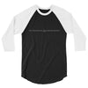 Tortured Dog Trainer Dept. Unisex 3/4 Raglan