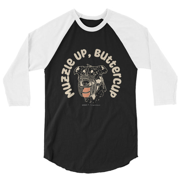 Muzzle Up 3/4 Raglan Tee