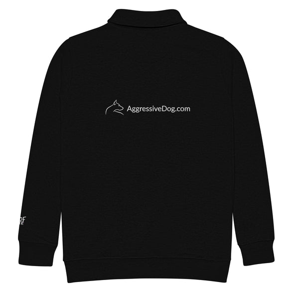AggressiveDog.com Unisex Fleece Quarter Zip