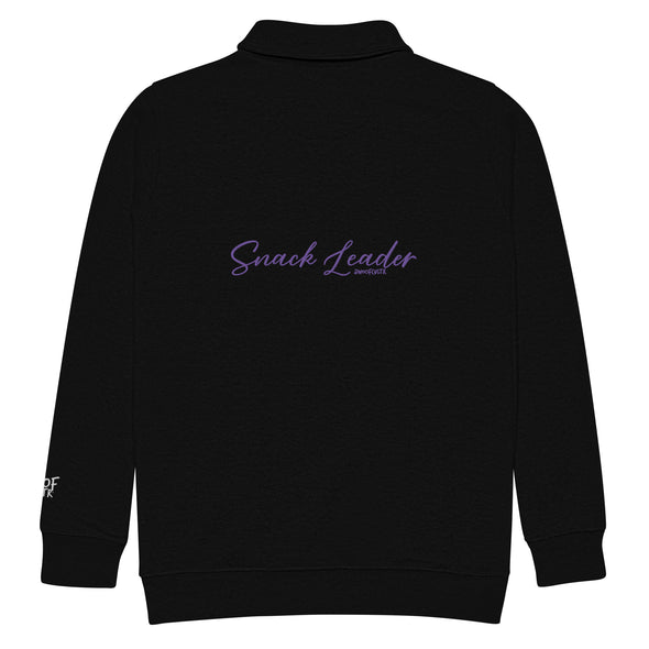 Snack Leader Unisex Fleece Half Zip