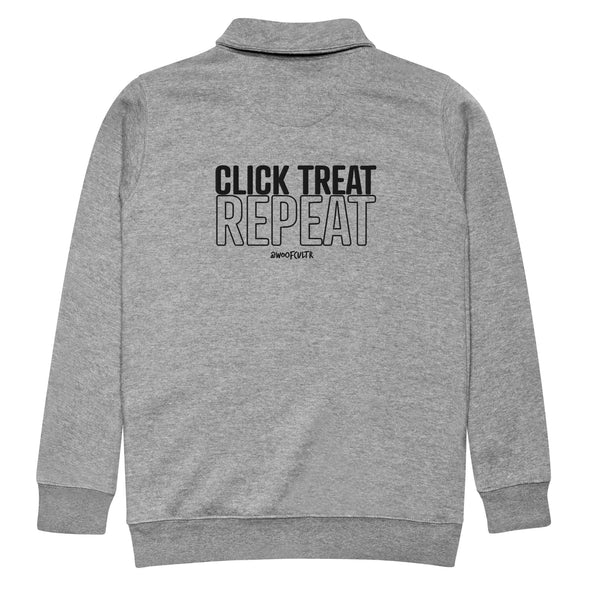Click, Treat & Repeat Unisex Fleece Half Zip