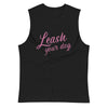 Leash Your Dog Unisex Muscle Tank