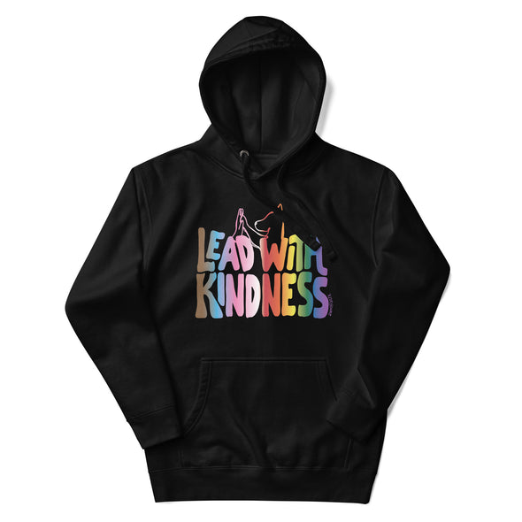 Rainbow Kindness Unisex Fleece Hoodie