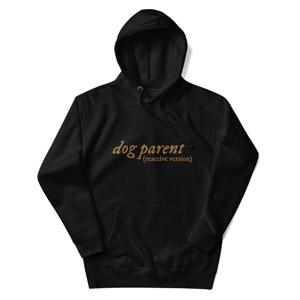 Reactive Dog Parent (Embroidered) Unisex Fleece Hoodie