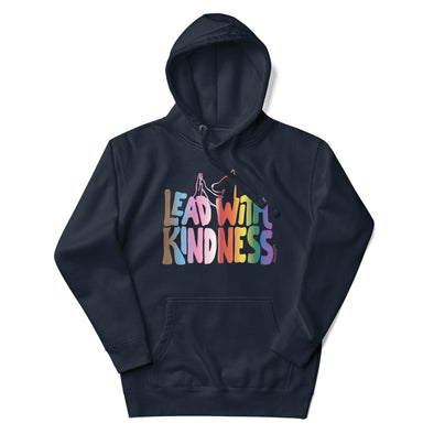Rainbow Kindness Unisex Fleece Hoodie