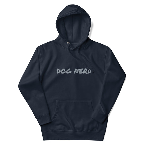 Dog Nerd (Embroidered) Unisex Fleece Hoodie