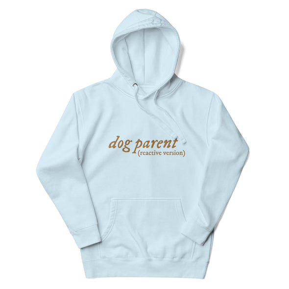 Reactive Dog Parent (Embroidered) Unisex Fleece Hoodie