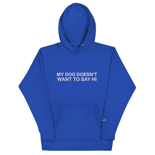 My Dog (Embroidered) Unisex Fleece Hoodie