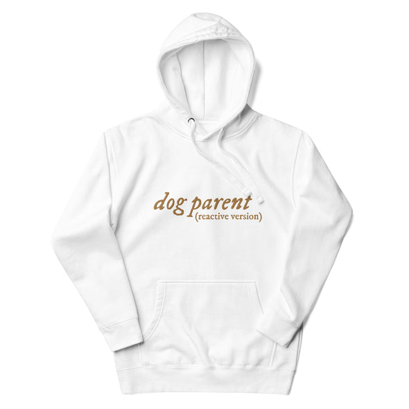 Reactive Dog Parent (Embroidered) Unisex Fleece Hoodie