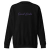 Snack Leader (Embroidered) Unisex Fleece Crewneck