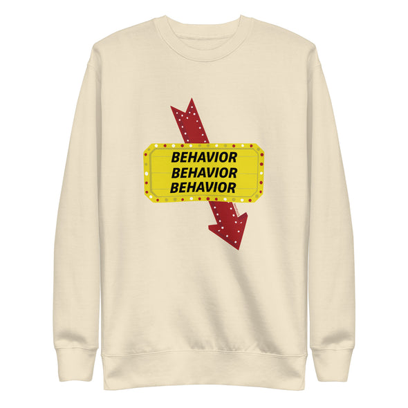 Behavior x3 Unisex Fleece Crewneck