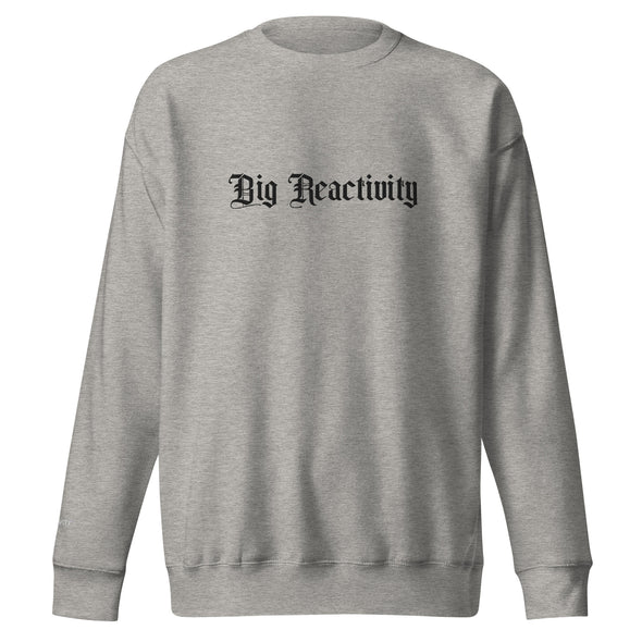 Big Reactivity (Embroidered) Unisex Fleece Crewneck