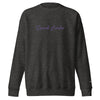 Snack Leader (Embroidered) Unisex Fleece Crewneck