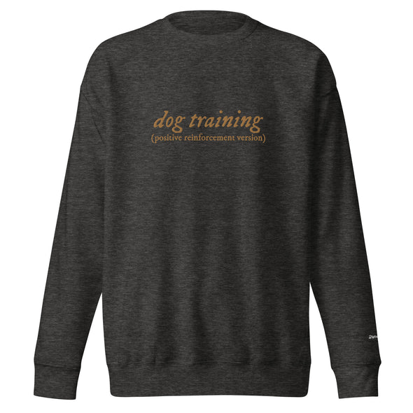 R+ Dog Training (Embroidered) Unisex Fleece Crewneck