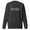 My Dog (Embroidered) Unisex Fleece Crewneck