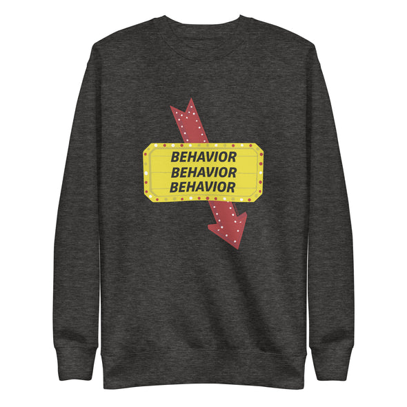 Behavior x3 Unisex Fleece Crewneck