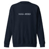 Dog Nerd (Embroidered) Unisex Fleece Crewneck