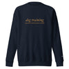 R+ Dog Training (Embroidered) Unisex Fleece Crewneck