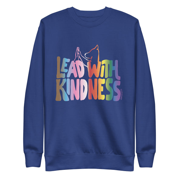 Rainbow Kindness Unisex Fleece Crewneck