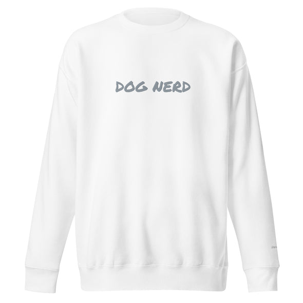 Dog Nerd (Embroidered) Unisex Fleece Crewneck