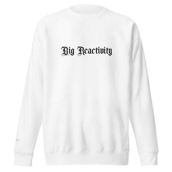 Big Reactivity (Embroidered) Unisex Fleece Crewneck