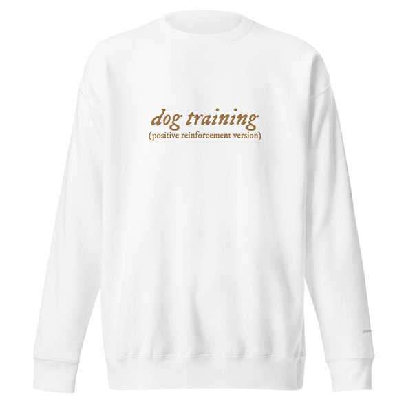 R+ Dog Training (Embroidered) Unisex Fleece Crewneck