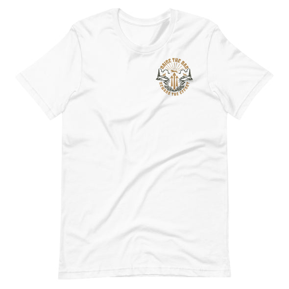 Raise The Bar [Front + Back] Unisex t-shirt