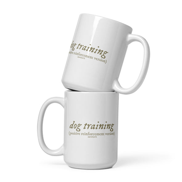 R+ Dog Training Mug