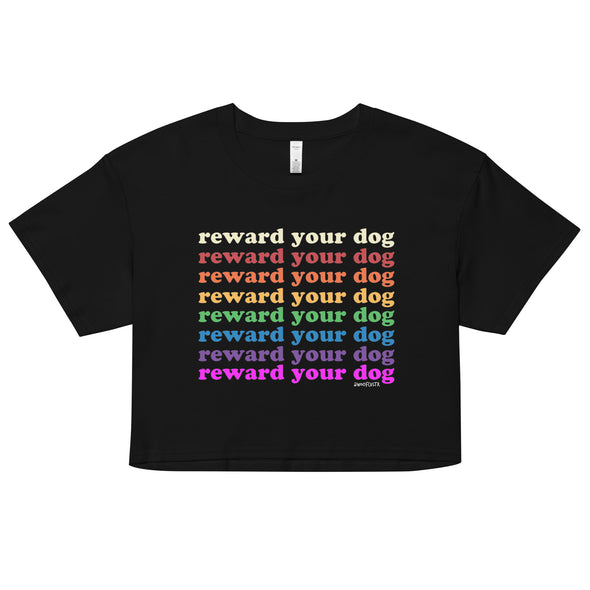 Rainbow Reward Your Dog Crop Top
