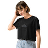 Tortured Dog Trainer Dept. (Embroidered) Crop Top