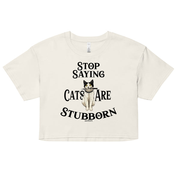 Stubborn Cat Crop Top