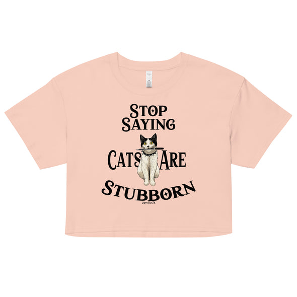 Stubborn Cat Crop Top