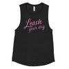 Leash Your Dog Women's Muscle Tank