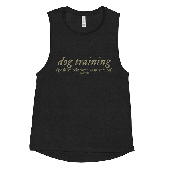 R+ Dog Training Women's Muscle Tank