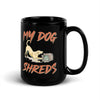 Shreds Black Mug