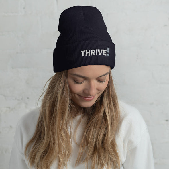 Thrive! Logo Cuffed Beanie