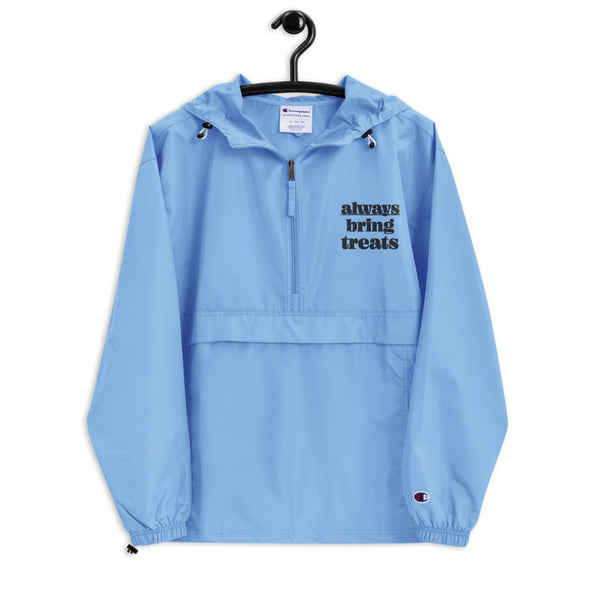Always Bring Treats Embroidered Champion Packable Jacket