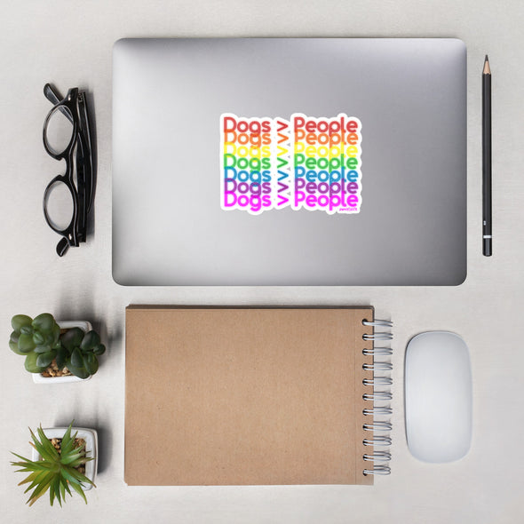 Rainbow Dogs > People Stickers