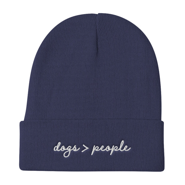 Dogs > People Beanie